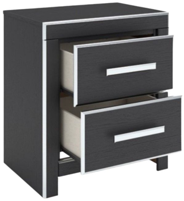 Signature Design by Ashley® Zuraleus Black Nightstand-2