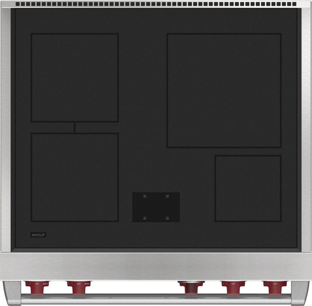 Wolf® 30" Stainless Steel Pro Style Induction Range-2