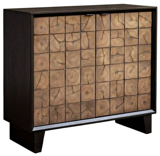 Uttermost® Muestra Black/Woodtone Cabinet-0
