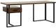 Mazin Furniture Sedley Walnut Return Desk-2