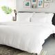 Cariloha 3-Piece Bamboo Sateen White Queen Duvet Cover Set-1