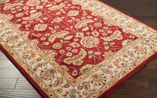 Surya Caesar Red Multi Floral 8'x11' Area Rug-2