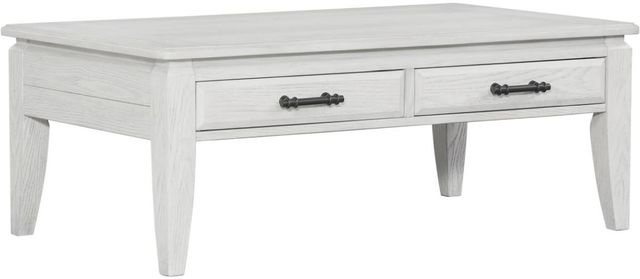 Bernards Bellamy Lane Whitewash Cocktail Table-0