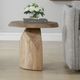Uttermost® Tiernan Natural Reclaimed Oak Round Side Table-1