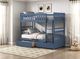 Homelegance® Nora Blue Twin/Twin Bunk Bed-1