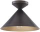 Forty West Felicity Black Semi-Flush-0