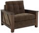International Furniture Direct Walnut Brown/Reddish Brown Accent Chair-0