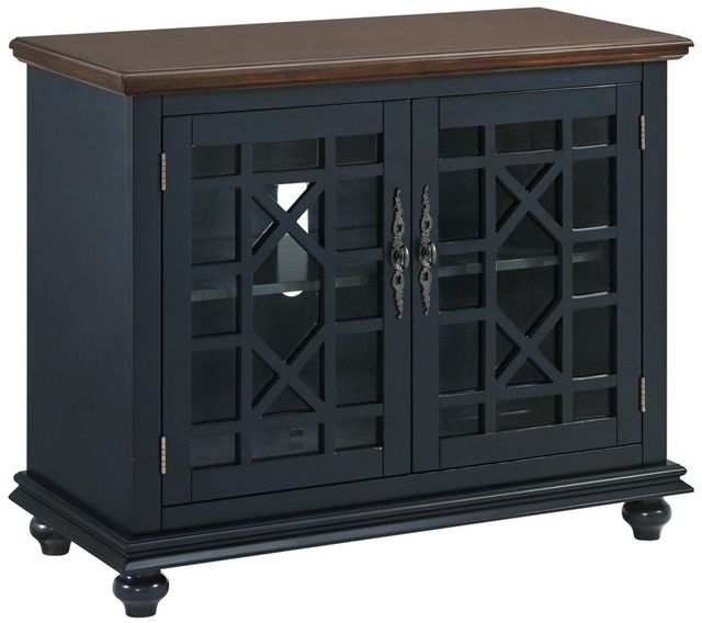 Martin Svensson Small Spaces Catalina Blue/Coffee Walnut Entertainment Console-0