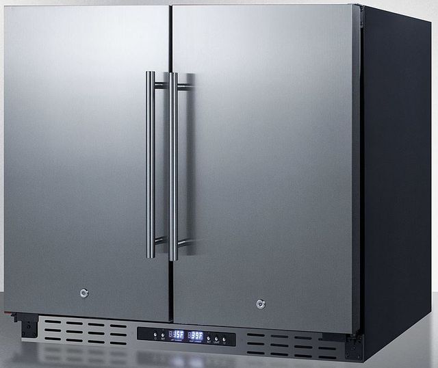 Summit® 5.8 Cu. Ft. Stainless Steel Under the Counter Refrigerator-1