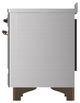 Ilve® Majestic III 48" Stainless Steel Pro Style Induction Range with Triple Glass Door and Burnished Trim-4
