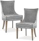 Olliix by Madison Park Signature Dark Gray Ultra Dining Side Chair (Set of 2)-4