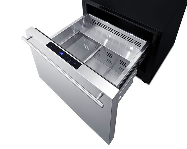 Summit® 2.0 Cu. Ft. Stainless Steel Outdoor Compact Refrigerator -2