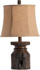 Crestview Collection Barn Post Brown Accent Lamp-1