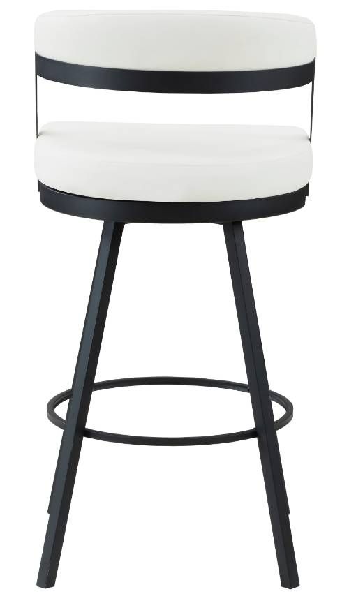Homelegance® Crowley White Pub Swivel Chair-3