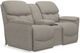 La-Z-Boy® Kipling Pewter Power Reclining Loveseat with Console-0