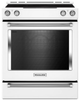 KitchenAid® 30" White Slide In Electric Range-0