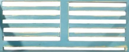 Million Dollar Rustic Turquoise Rubbed Bench-1