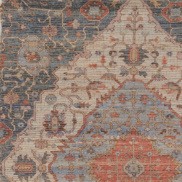 KAS Rugs Morris 2223 Blue/Red Gramercy 5'x7' Area Rug-1