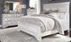 Liberty Furniture Abbey Park 4-Piece Antique White/Weathered Brown King Panel Bed Set-1
