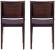 Linon Kentucky 2-Piece Espresso Brown Dining Chair Set-5