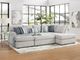 Affordable Furniture 4550 Bita Platinum Ottoman-1