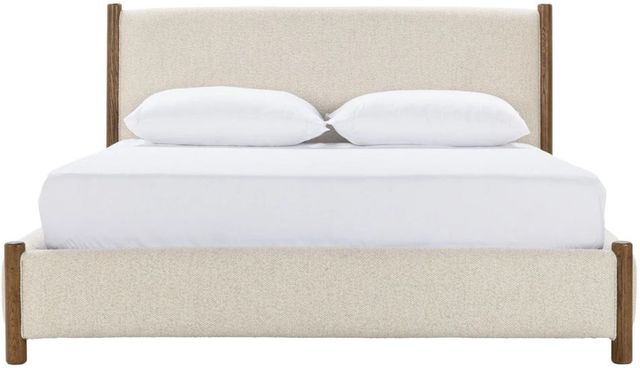 Classic Home Bennington Dusty Beige Queen Upholstered Bed-2