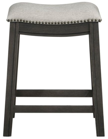 Coaster® Elliston 2-Piece Dark Gray Counter Bar Stool Set-1