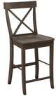 John Thomas Furniture® Customizable Select 24" X-Back Counter Stool-0