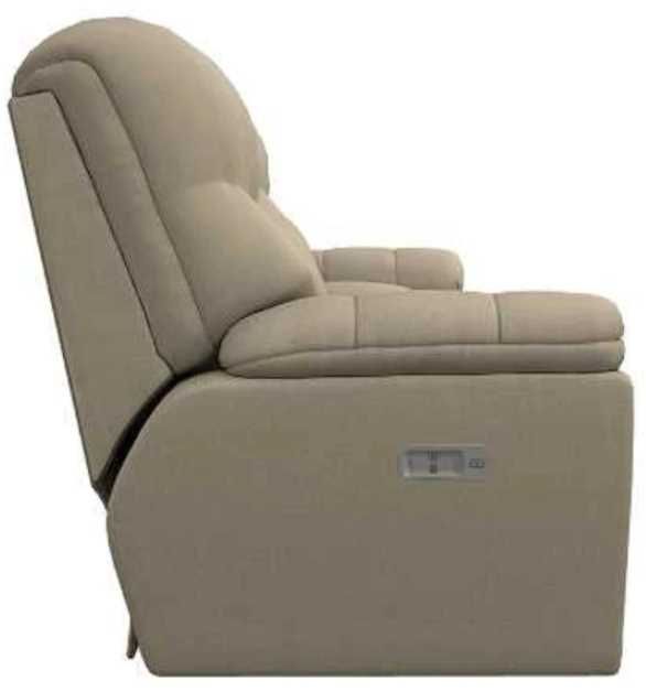 La-Z-Boy® Morrison Porcelain Power Reclining Loveseat with Console, Headrest, and Lumbar-3