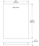 Elkay® Acacia Hardwood Brown 12" x 16.88" x 1" Cutting Board-2