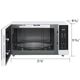 1.6 cu. ft. Cyclonic Wave Inverter Microwave, 1250W-1
