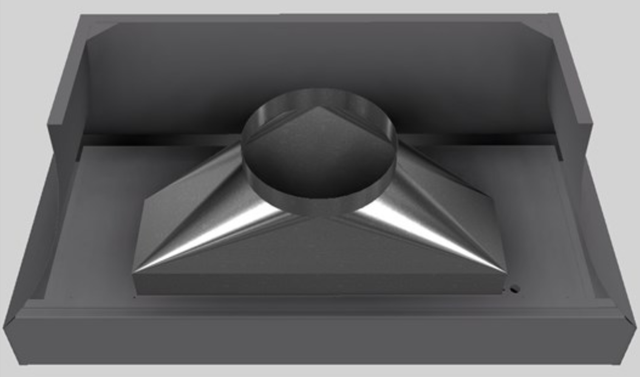 Vent-A-Hood® Designer Series 54" Gunsmoke Wall Mounted Range Hood-2