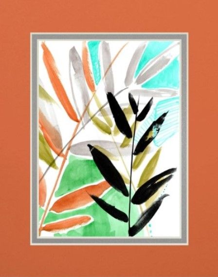 Classy Living Jennifer Goldberger Vivid Fronds I 34" Wall Art-2
