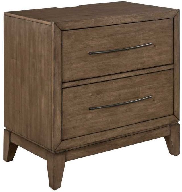 Liberty Furniture Shaker Lakes 4-Piece Harvest Brown King Bedroom Set-4