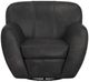 International Furniture Direct Tamesis Black Swivel Accent Chair-1