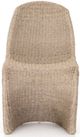Four Hands Portia Vintage White Outdoor Dining Chair-1