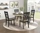 Homelegance® Ogden Black/Brown Dining Side Chair-1