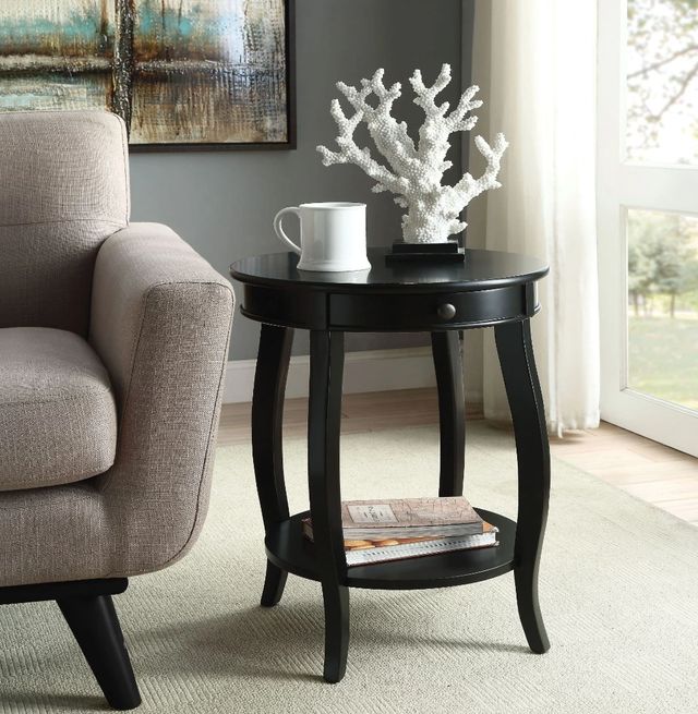 ACME Furniture Alysa Black Accent Side Table-3