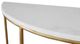 Bassett® Furniture Keswick Bronze Demilune Console Table-3