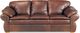 Campio Furniture Legacy Leather Calgary Brown Sofa-0