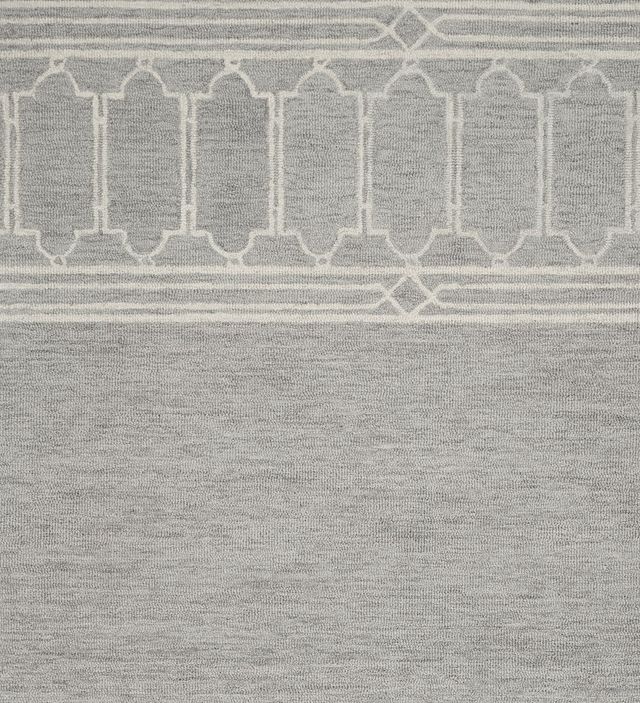 KAS Rugs Gramercy Grey Cassa 5'x7' Rug-2