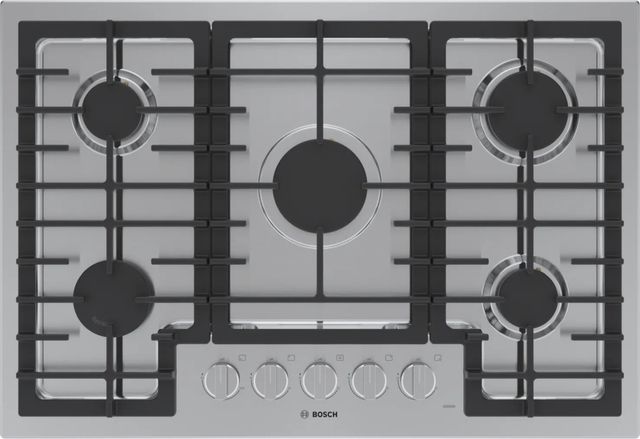 Bosch® 500 Series 30" Stainless Steel Gas Cooktop-0