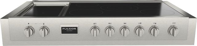 Fulgor Milano Sofia 48" Stainless Steel Pro Induction Cooktop-1