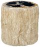 Uttermost® Arco Petrified Wood Accent Table with Warm White Base-0