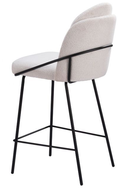 Zuo® Modern Jambi Ivory/Black Counter Stool-3