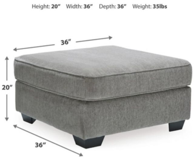 Signature Design by Ashley® Altari Alloy Oversized Accent Ottoman-2
