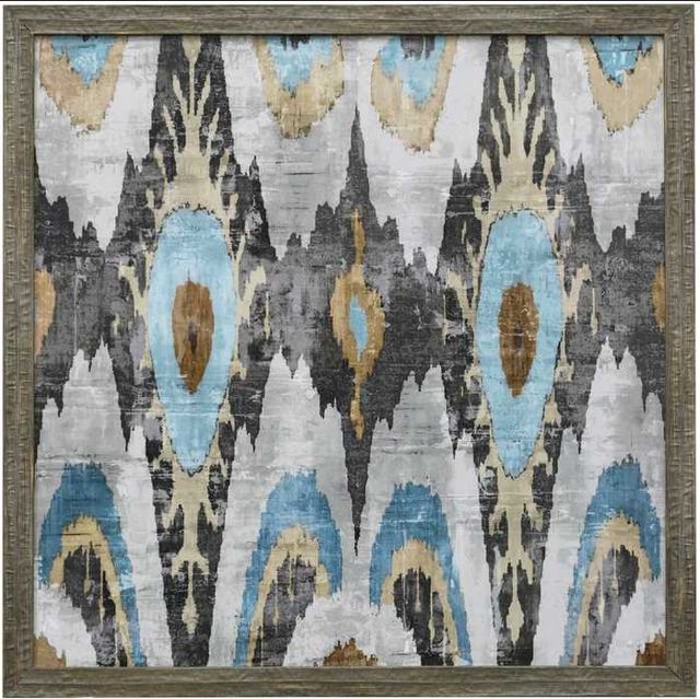Stylecraft Ikat II Multi-Colored Wall Art-0