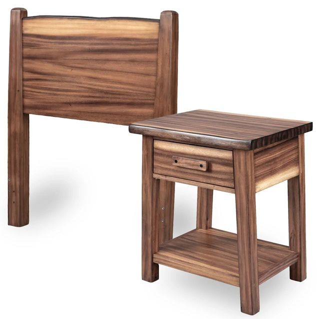 homestyles® Forest Retreat 2-Piece Brown Twin Bed Set-0