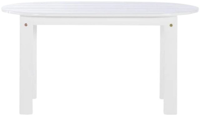 Linon Adirondack White Wooden Outdoor Coffee Table-3