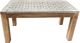 A & B Home Salvador Glass Top Dining Table with Natural Jute Base -0